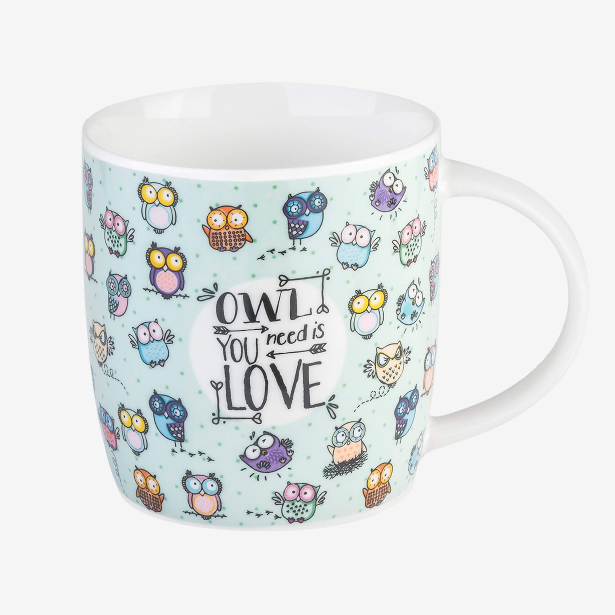 Owl you need is love - Mug en porcelaine Legami 
