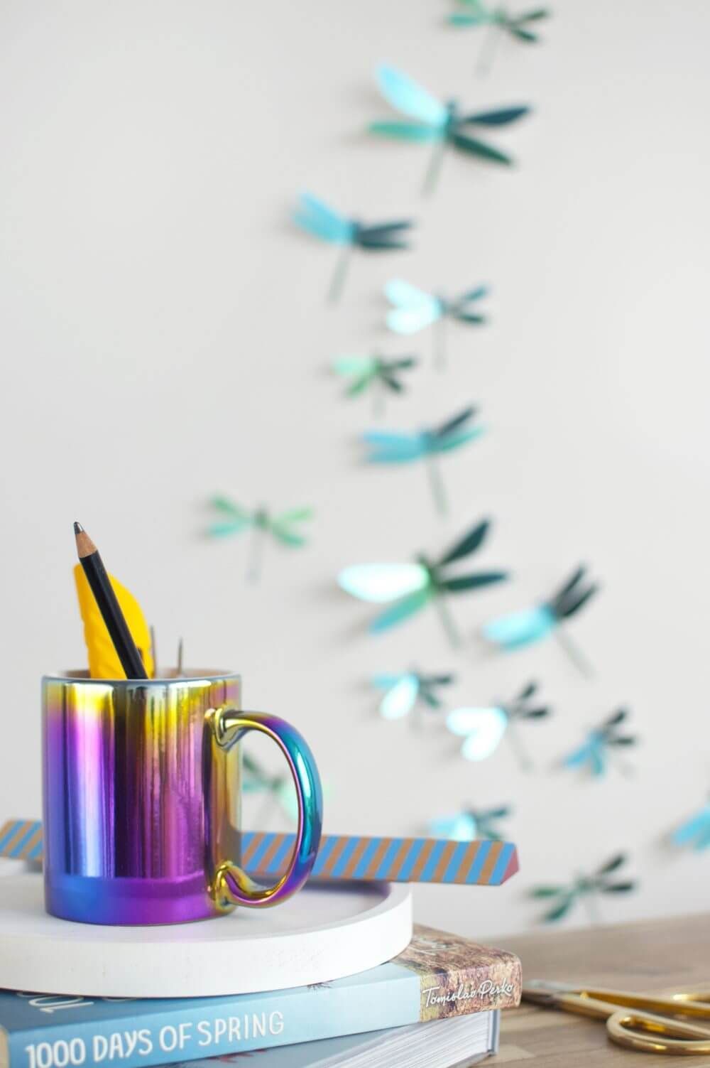 Paper Dragonfly - Kit insecte en carton Assembli 
