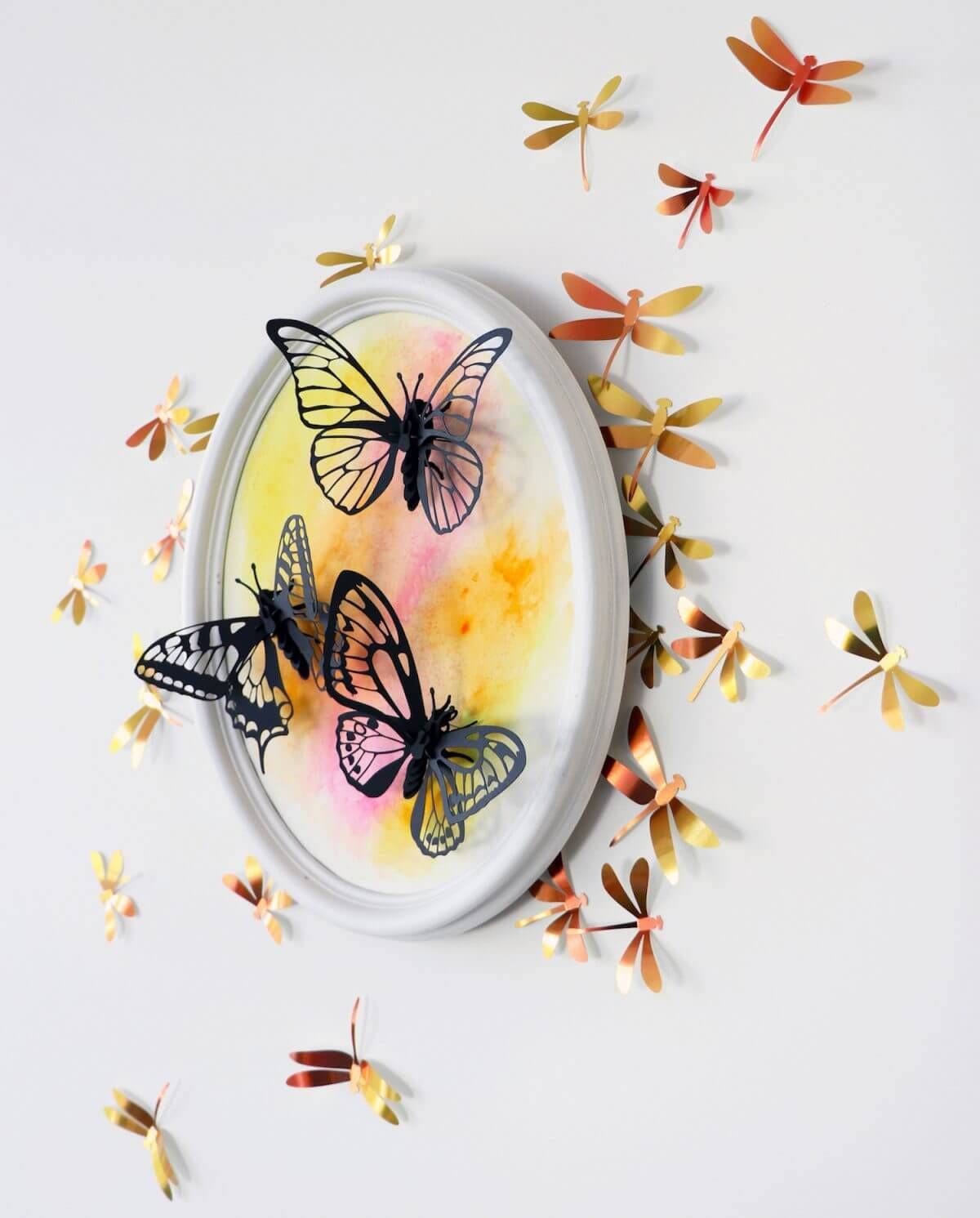 Paper Dragonfly - Kit insecte en carton Assembli 