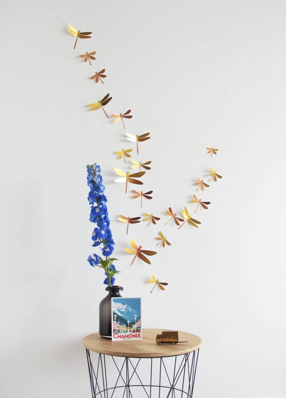Paper Dragonfly - Kit insecte en carton Assembli 