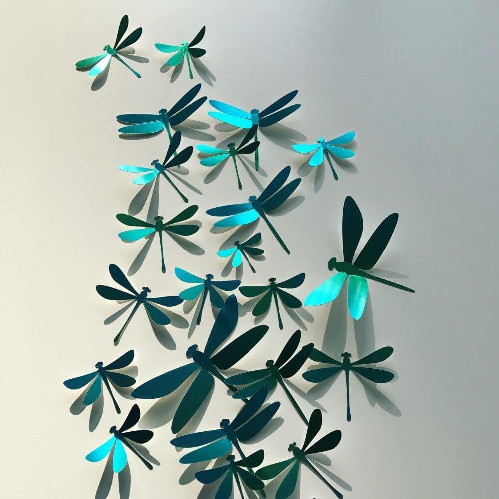 Paper Dragonfly - Kit insecte en carton Assembli 