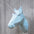 Paper Horse/Unicorn - Trophée en papier Assembli Soft Mint 