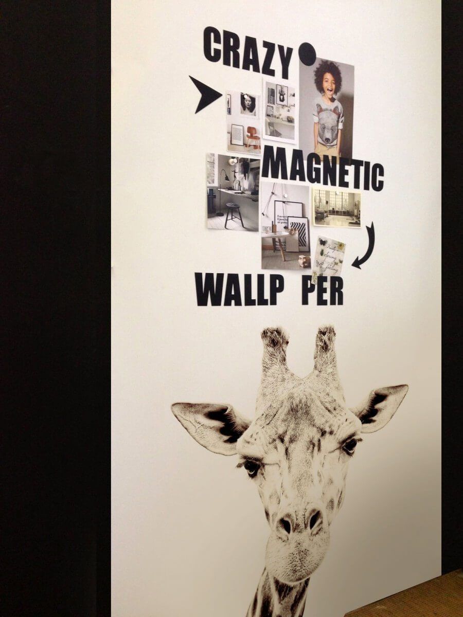 Papier peint magnétique Girafe Groovy Magnets 