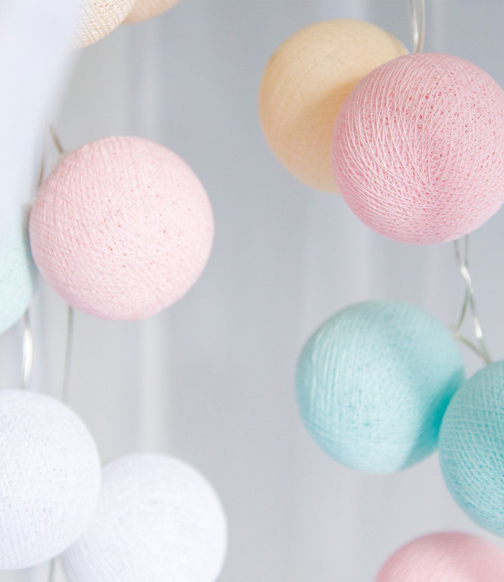 Pastel - Guirlande lumineuse Guirlandes et cordons lumineux Cotton Ball Lights 