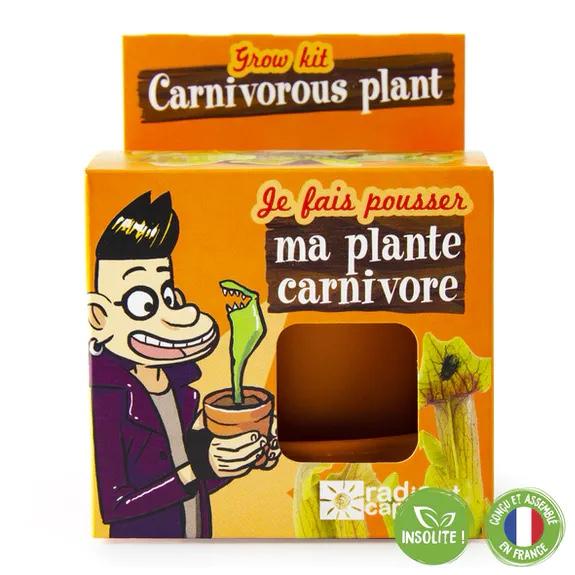 Plante carnivore - Kit terre cuite 8 cm Radis et Capucine 