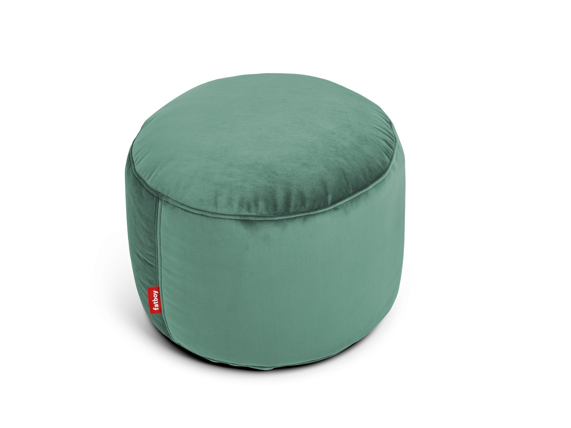 Point velvet - Pouf en velour Fatboy Sage (recycled) 