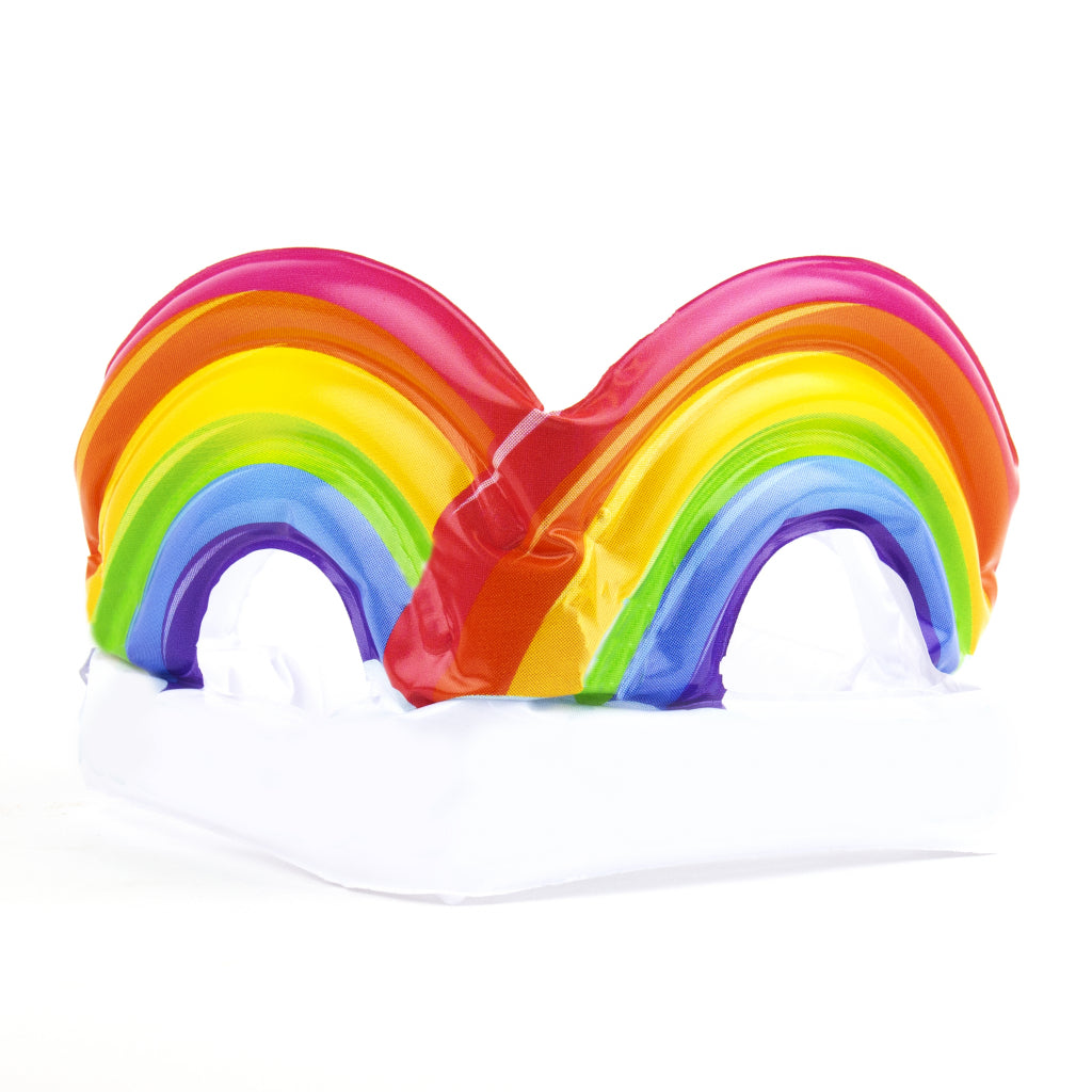 Rainbow Crown - Couronne glonflable Gift Republic 