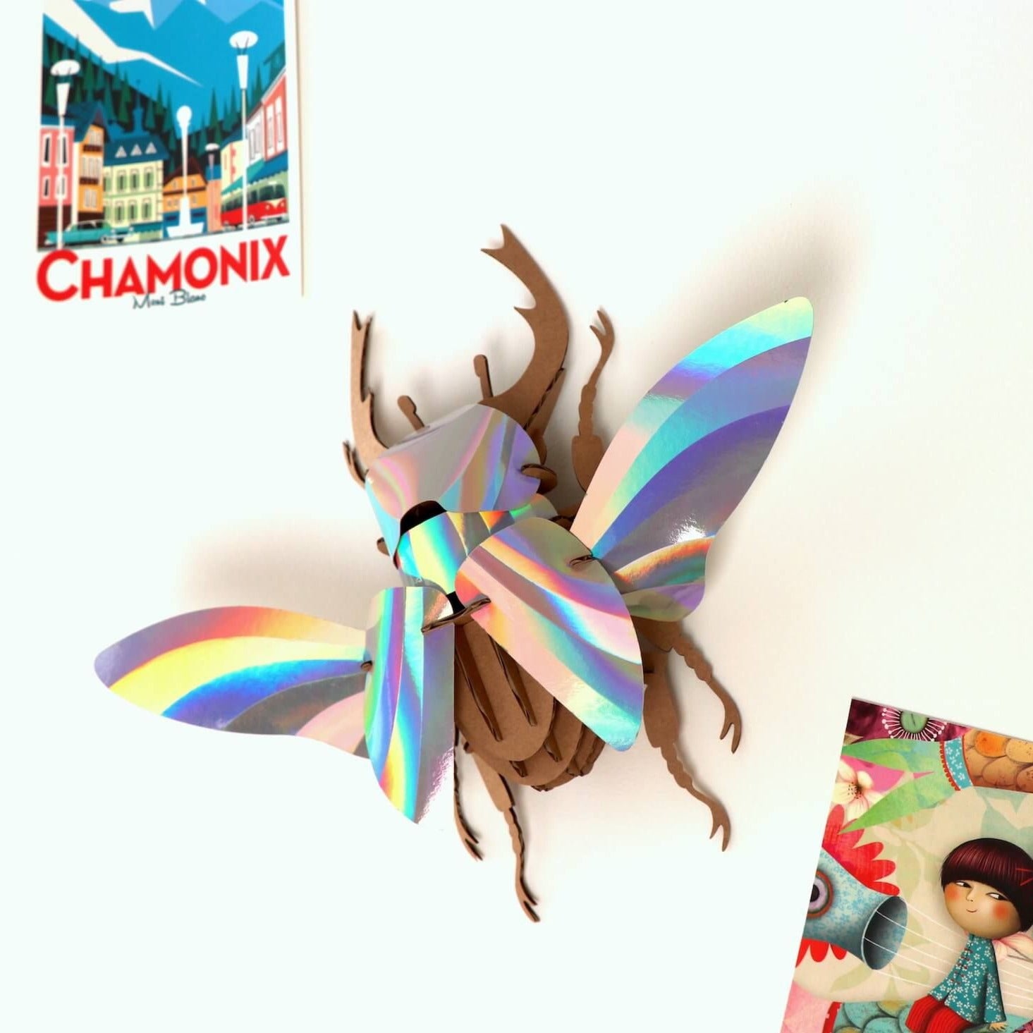 Stag Beetle - Kit insecte en carton Assembli 