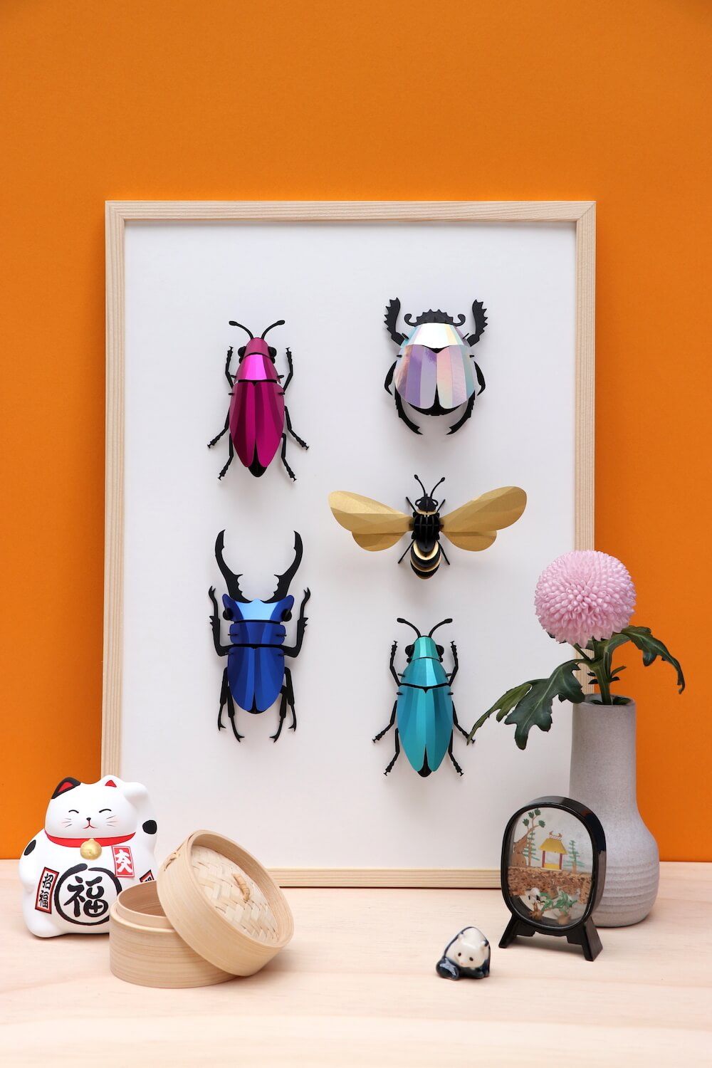 Stag Beetle small - Kit insecte en carton Assembli 