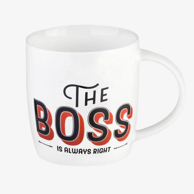 The boss is always right - Mug en porcelaine Legami 