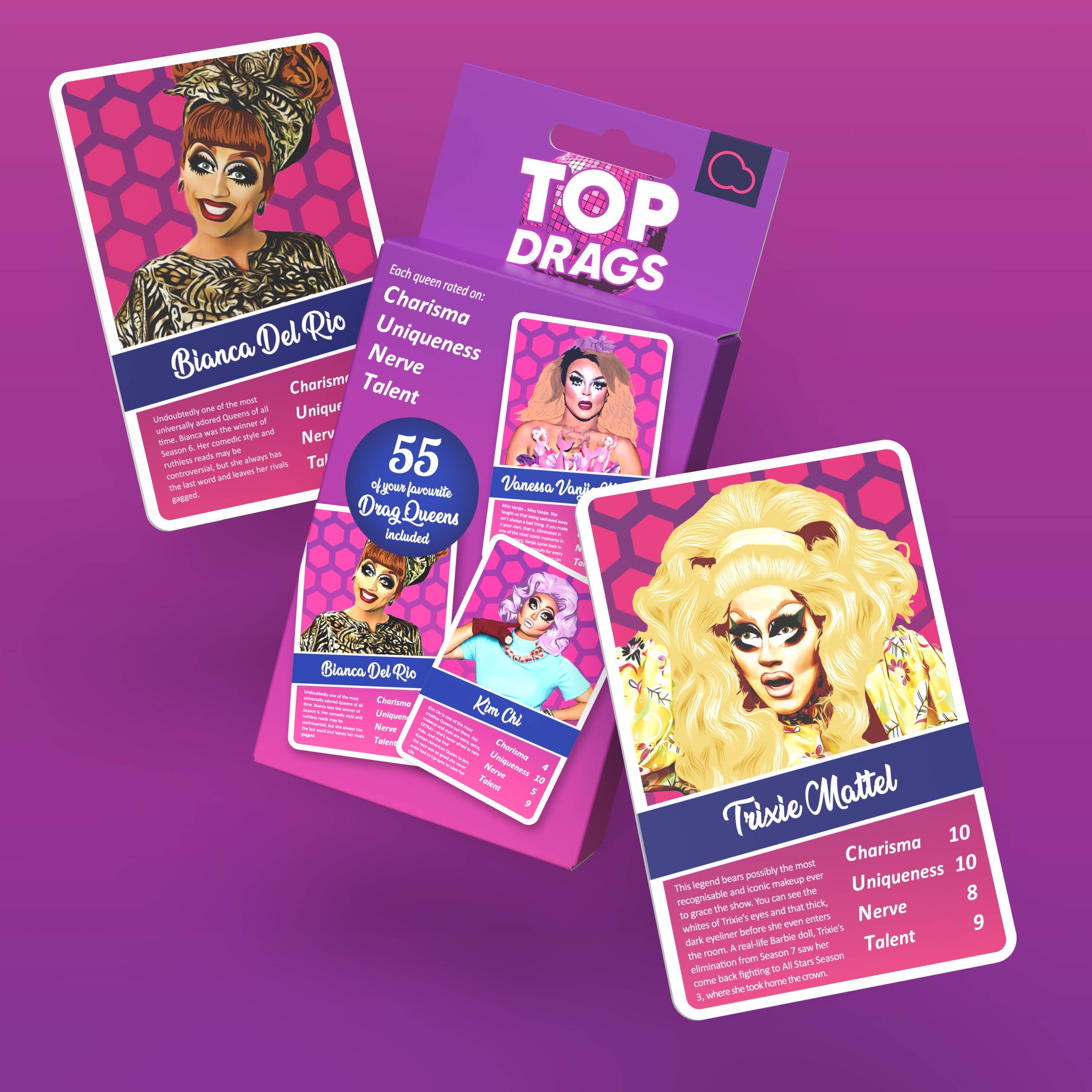 Top Drags jeu de cartes Bubblegum Stuff 