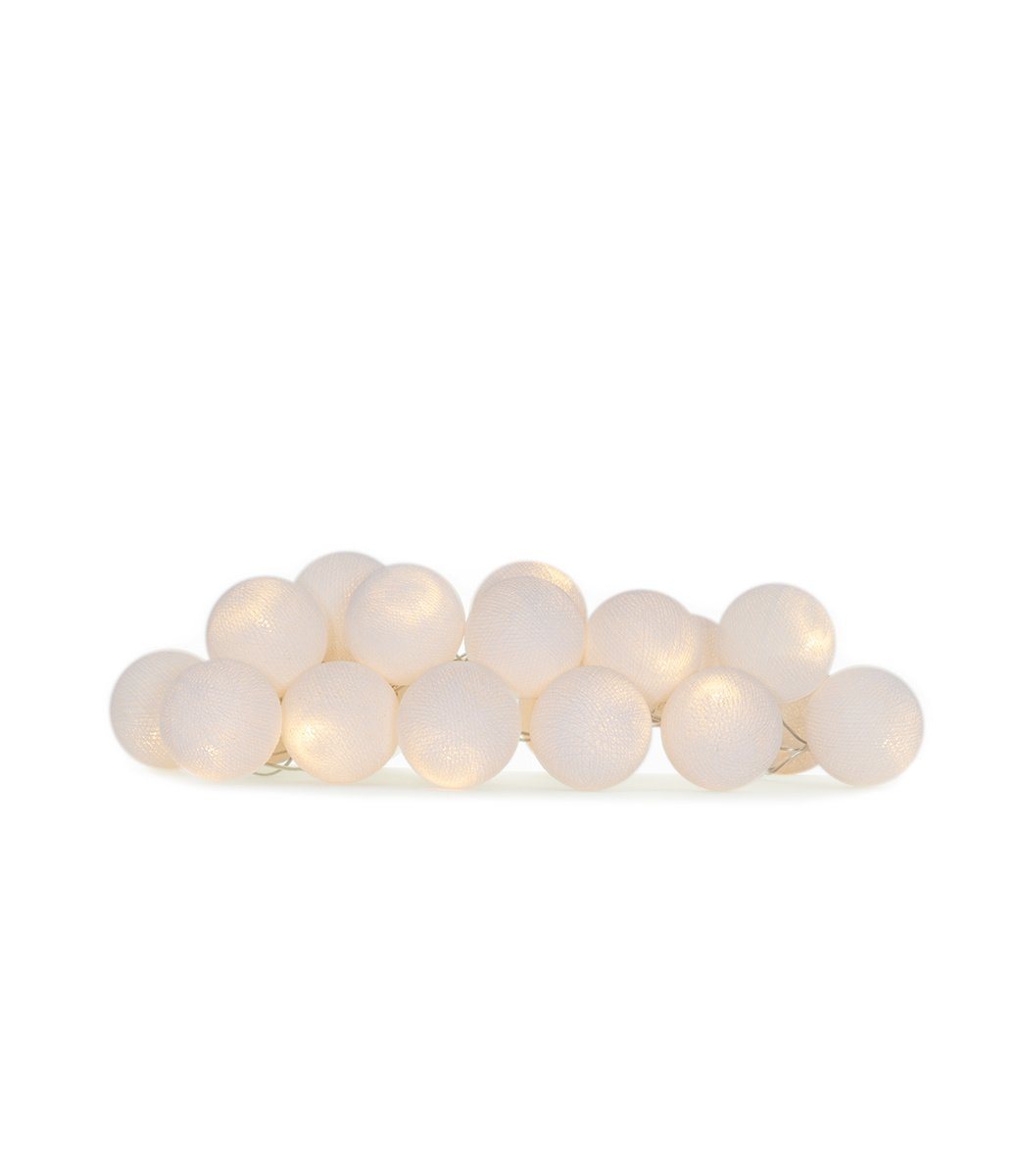 White - Guirlande lumineuse Guirlandes et cordons lumineux Cotton Ball Lights 
